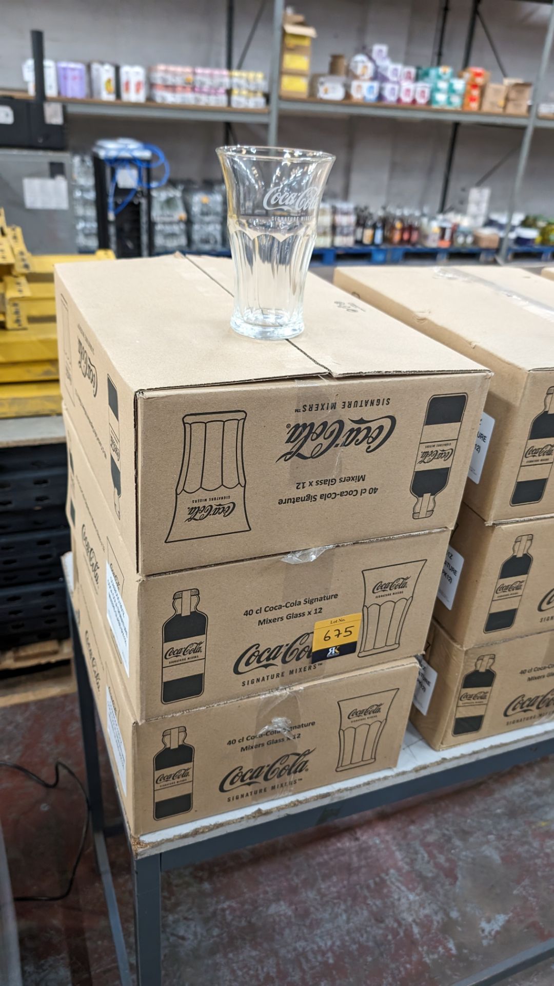 36 off Coca Cola 40cl Signature mixers glasses - 3 cartons