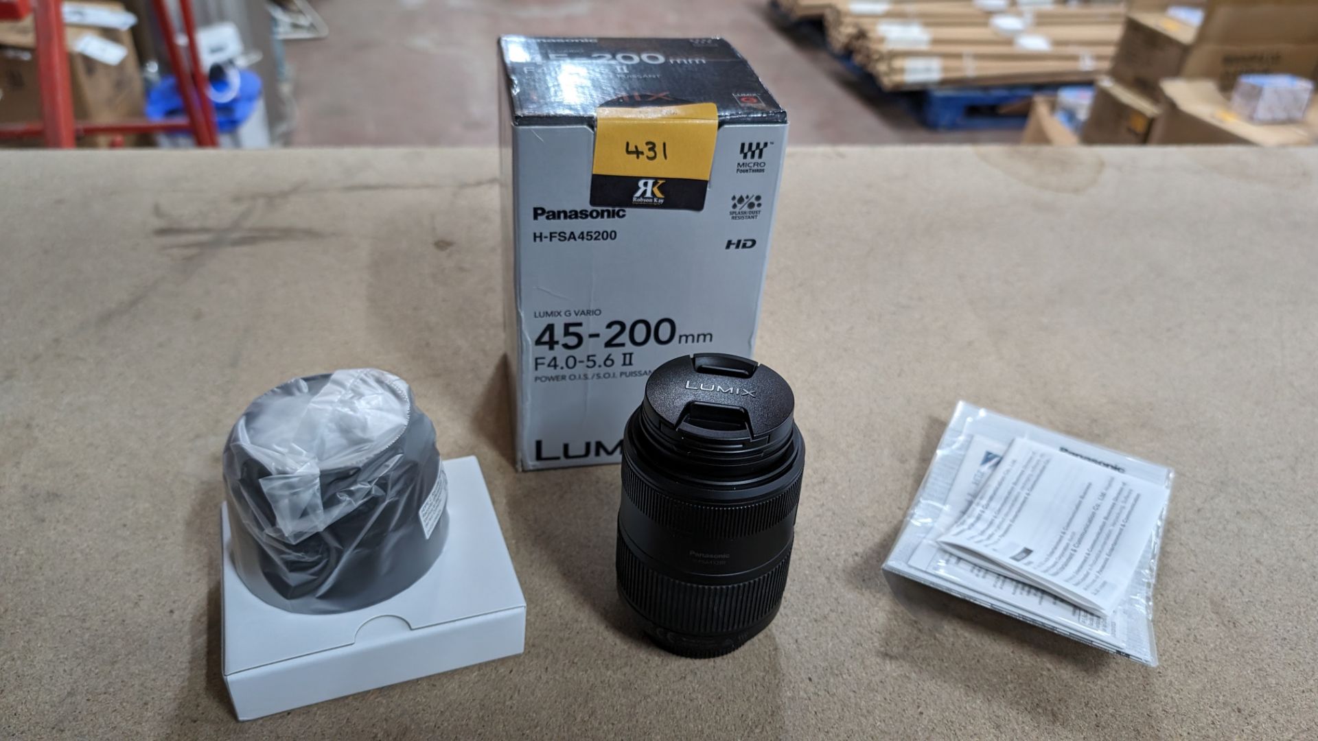 Panasonic Lumix G Vario 45-200mm lens, model H-FSA45200, f4.0-5.6 II - Bild 4 aus 10