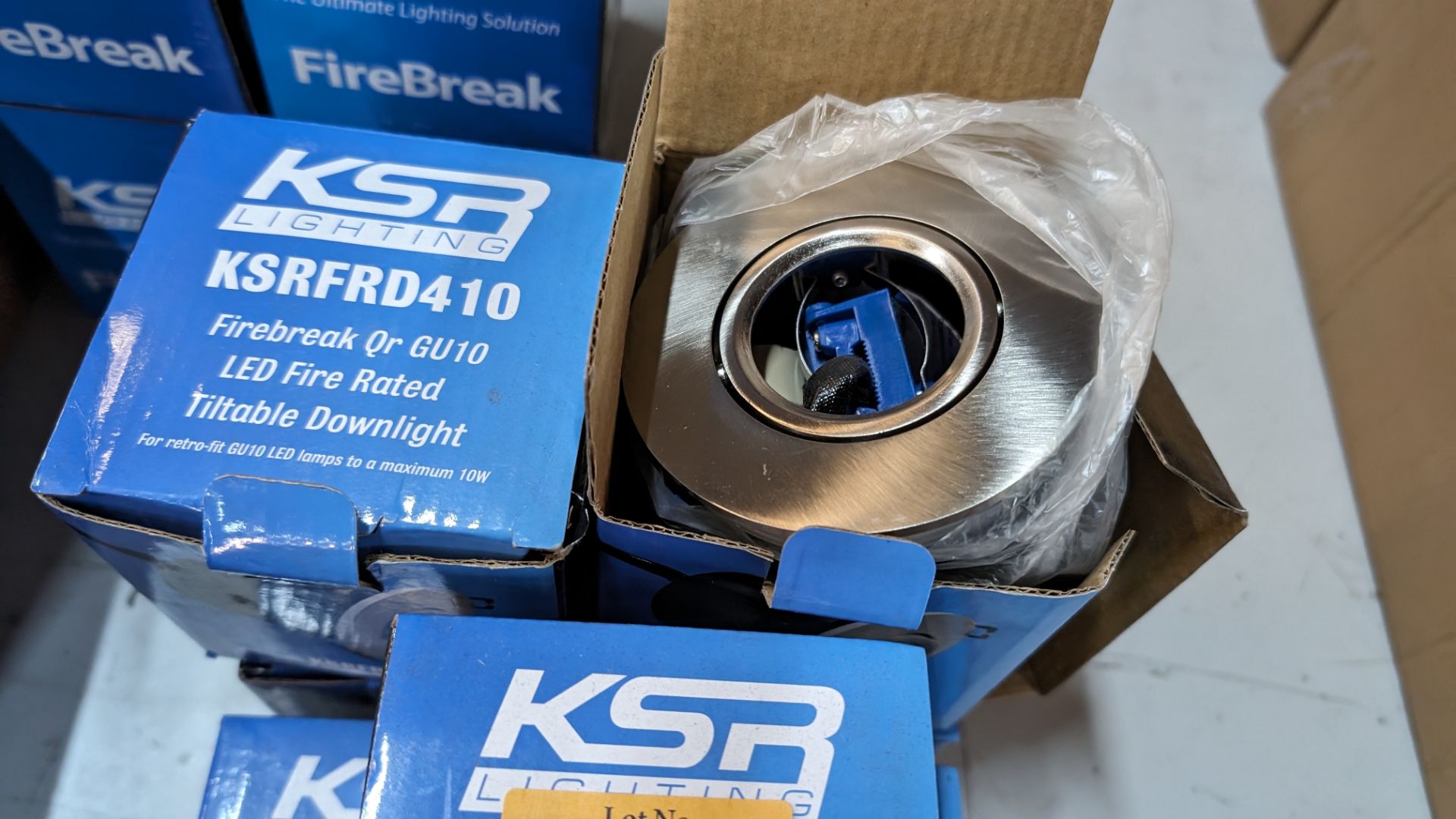 7 off KSR GU10 10w LED Firebreak downlights - Bild 4 aus 4