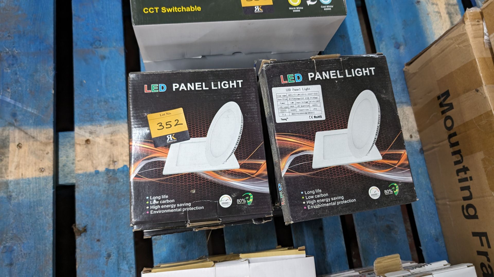 15 off LED panel lights, 12w, 155mm - Image 2 of 5