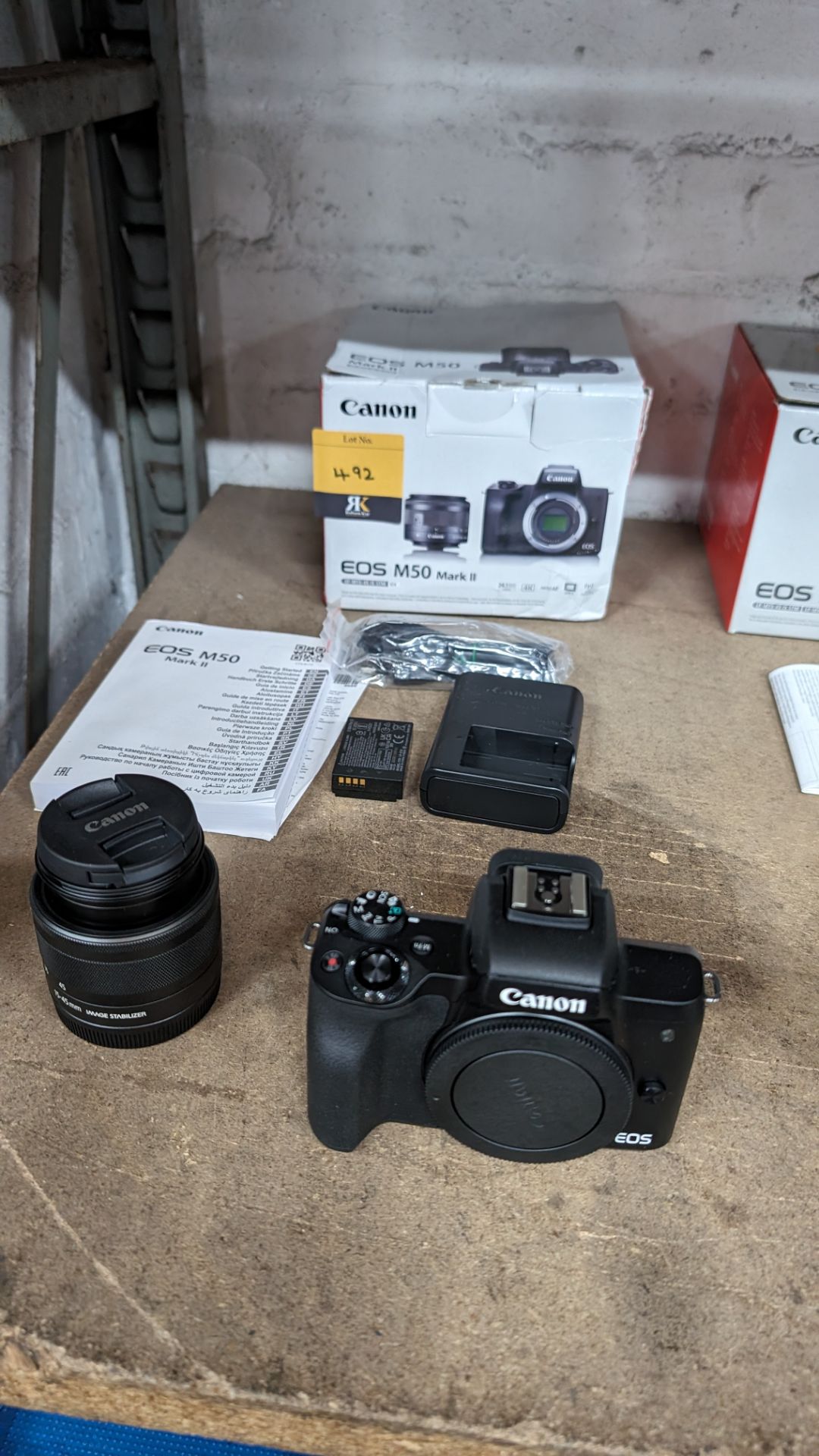 Canon EOS M50 MARK II camera, including 15-45mm image stabilizer lens, plus battery and charger - Image 14 of 14
