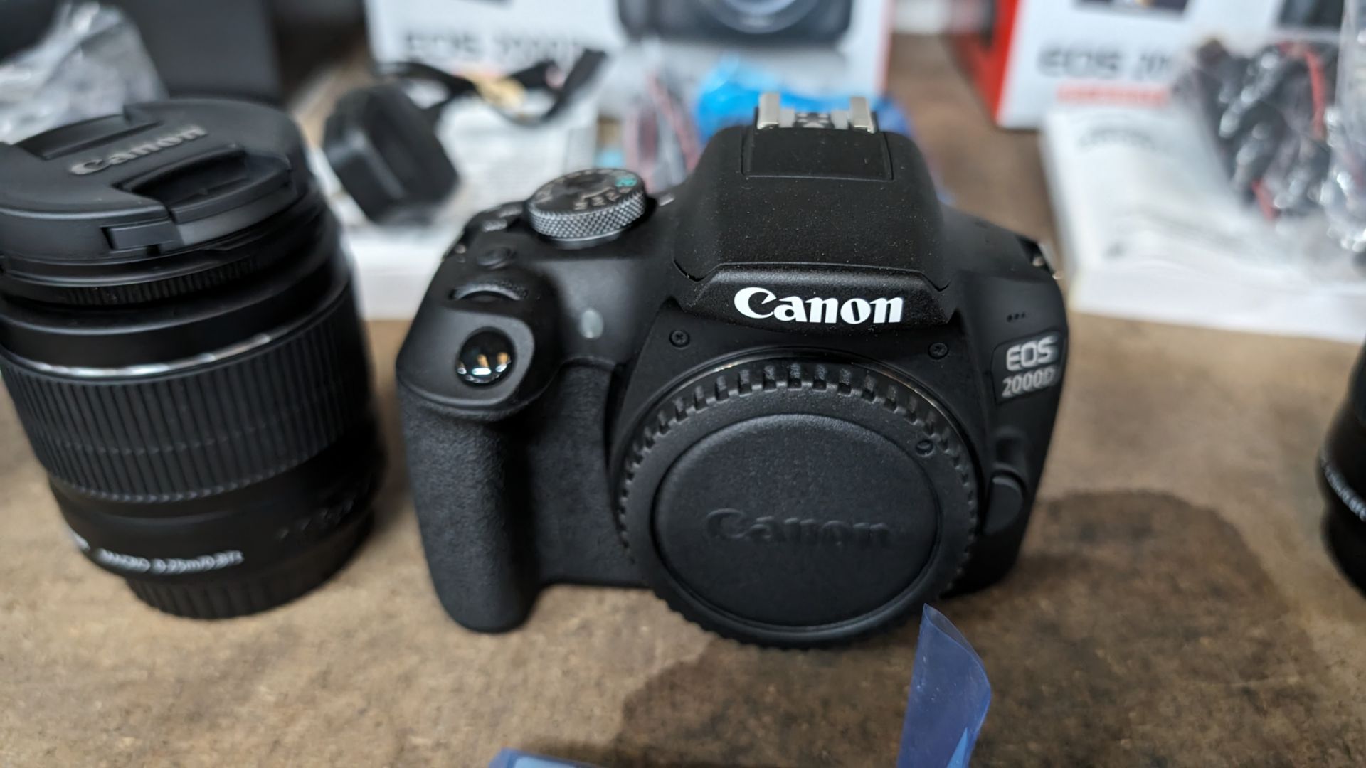 Canon EOS 2000D camera with EFS 18-55mm lens plus battery, charger, strap and more - Image 16 of 16