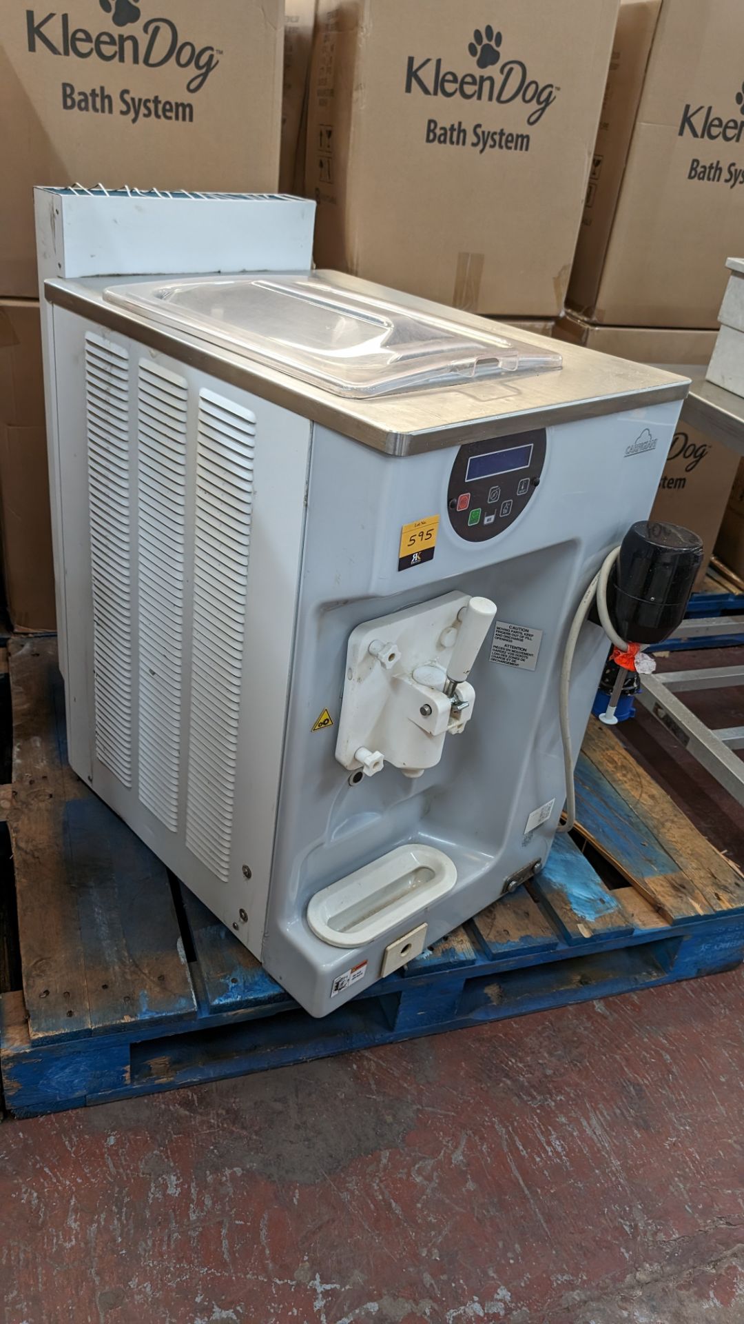 2021 Carpigiani model 191K M Commercial Soft Server Milkshake Machine with mounted spinner. - Image 2 of 16