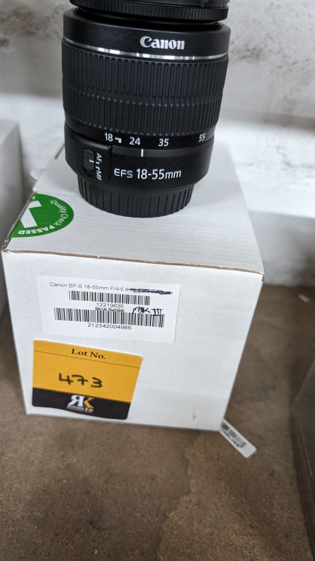 Canon EFS 18-55mm lens. MK III - Image 4 of 4