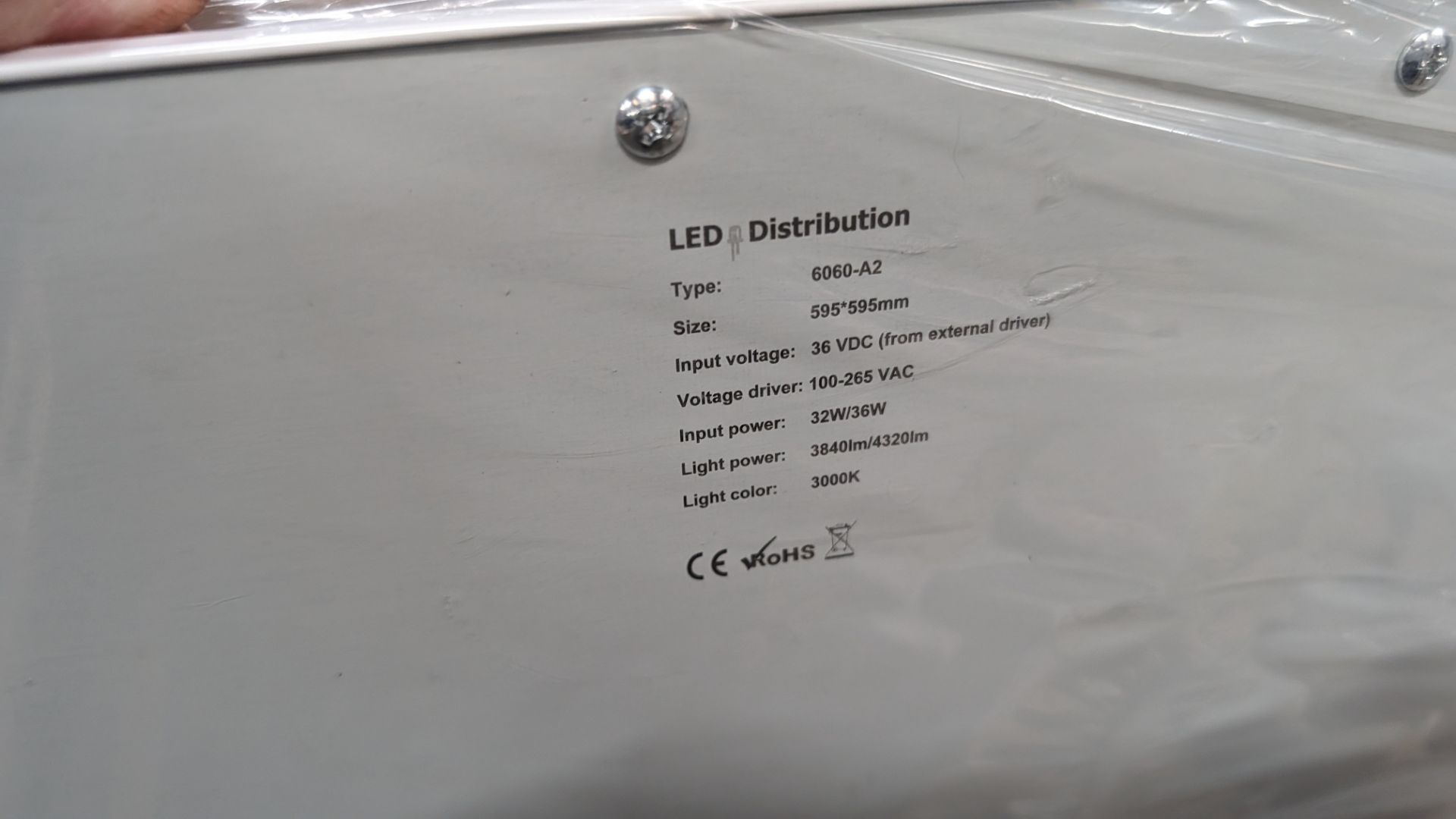 20 off Elegance Premium Eco 595mm x 595mm LED lighting panels. 3000k. 32/36w input power. 36w dri - Image 9 of 14