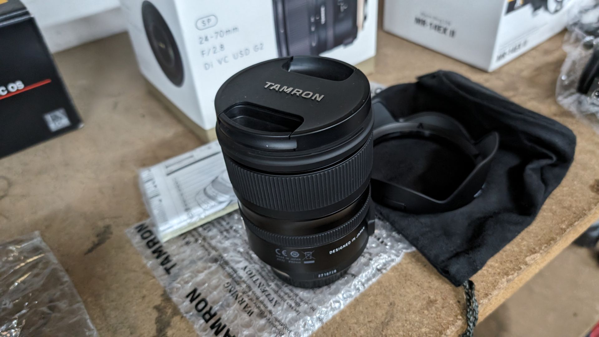 Tamron SP 24-70mm f/2.8 Di VC USD G2 lens, including soft carry case and attachment - Image 9 of 10