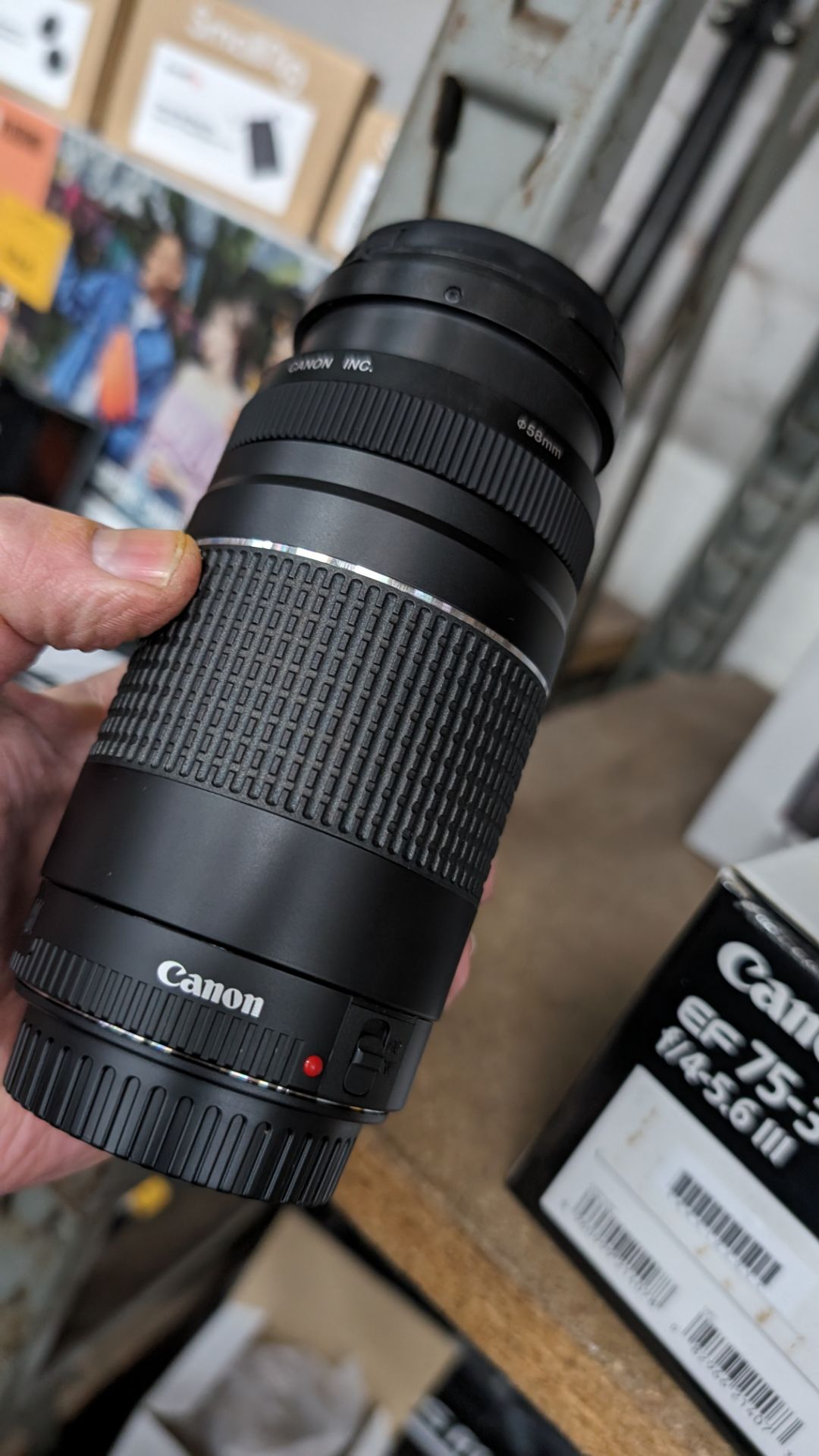 Canon EF 75-300mm lens, f/4-5.6 III - Image 10 of 14