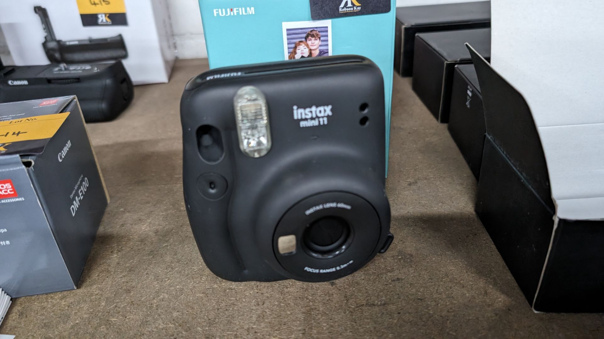 Fujifilm Instax Mini 11 instant camera. In charcoal grey - Image 3 of 10