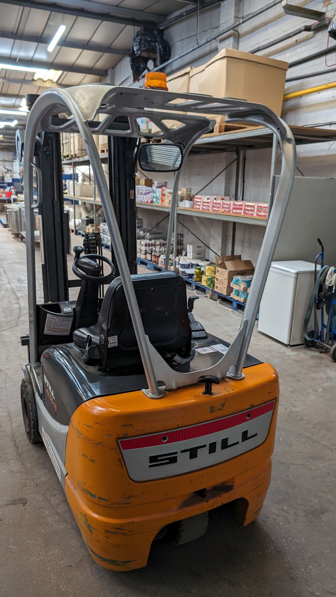 Still model RX-5015 3-wheel electric forklift truck with sideshift, 1.5 tonne capacity, including St - Image 17 of 18
