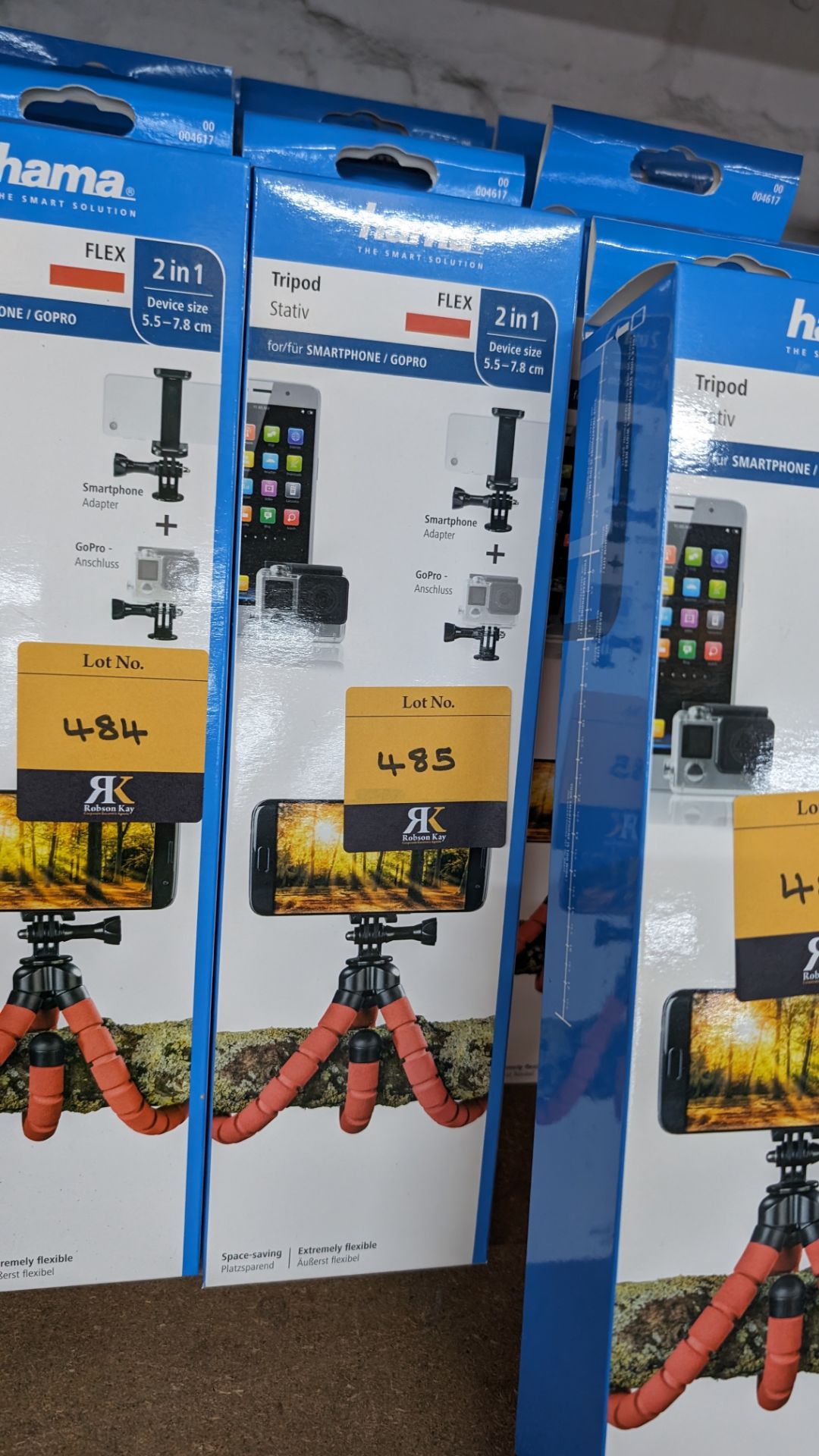 6 off Hama Stativ tripods, model Flex 2-in-1