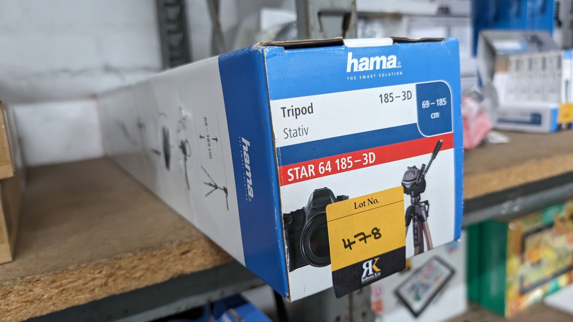 Hama tripod model Star64 185-3 D, 69-195cm