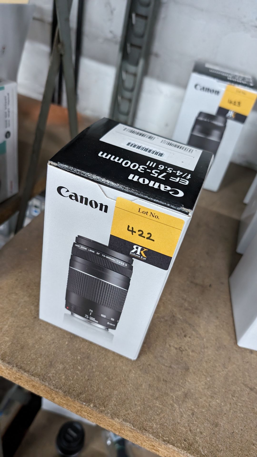 Canon EF 75-300mm lens, f/4-5.6 III - Image 4 of 8