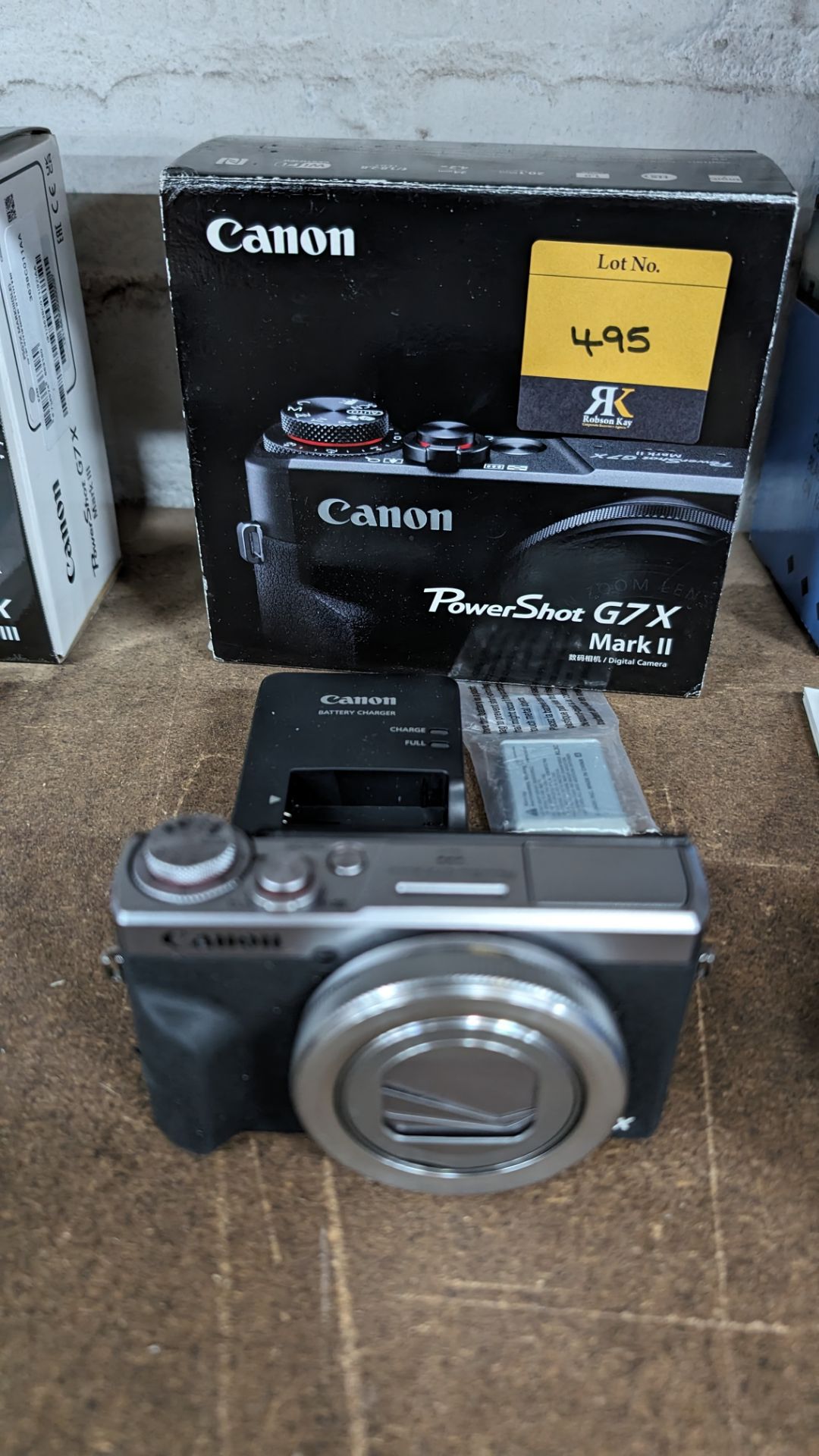 Canon PowerShot G7X Mark II camera, including battery and charger - Image 12 of 12