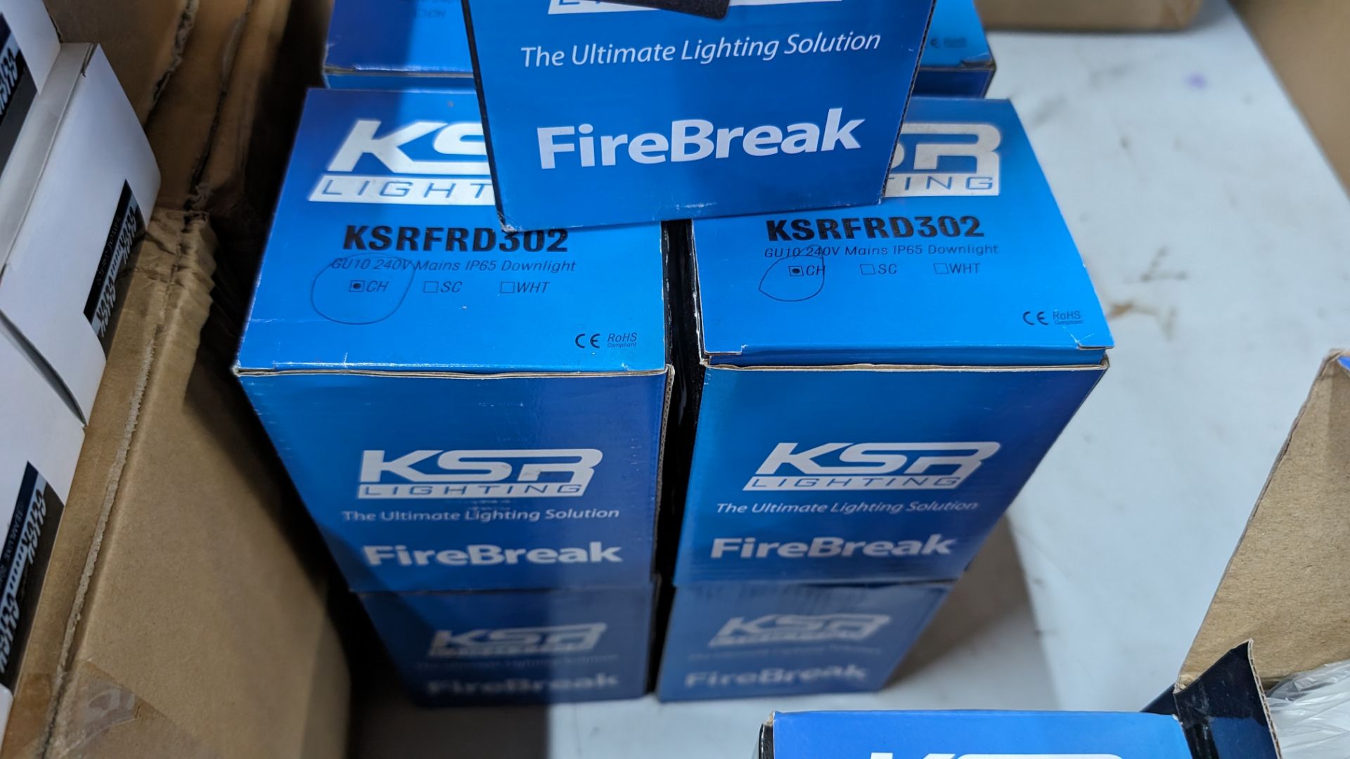9 off KSR GU10 35w Firebreak downlights - Bild 4 aus 4