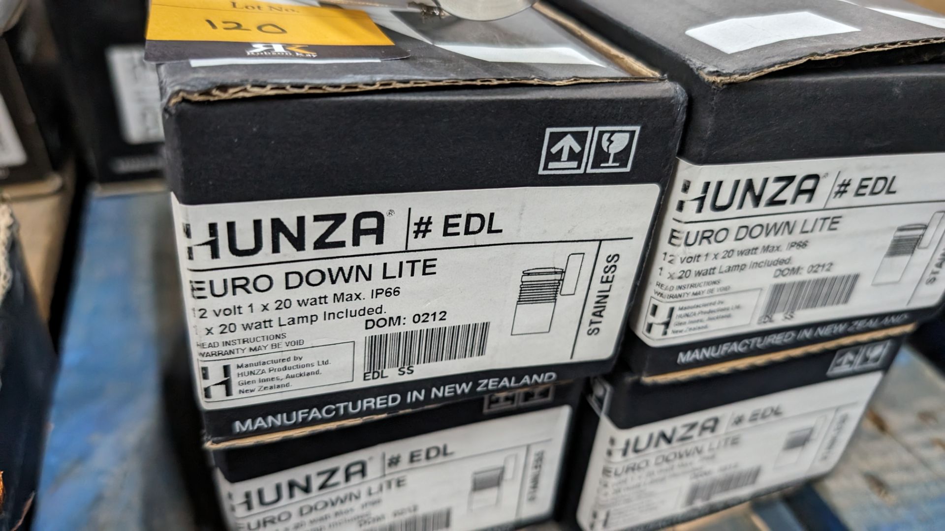 4 off Hunza stainless steel Euro downlights - Bild 3 aus 6