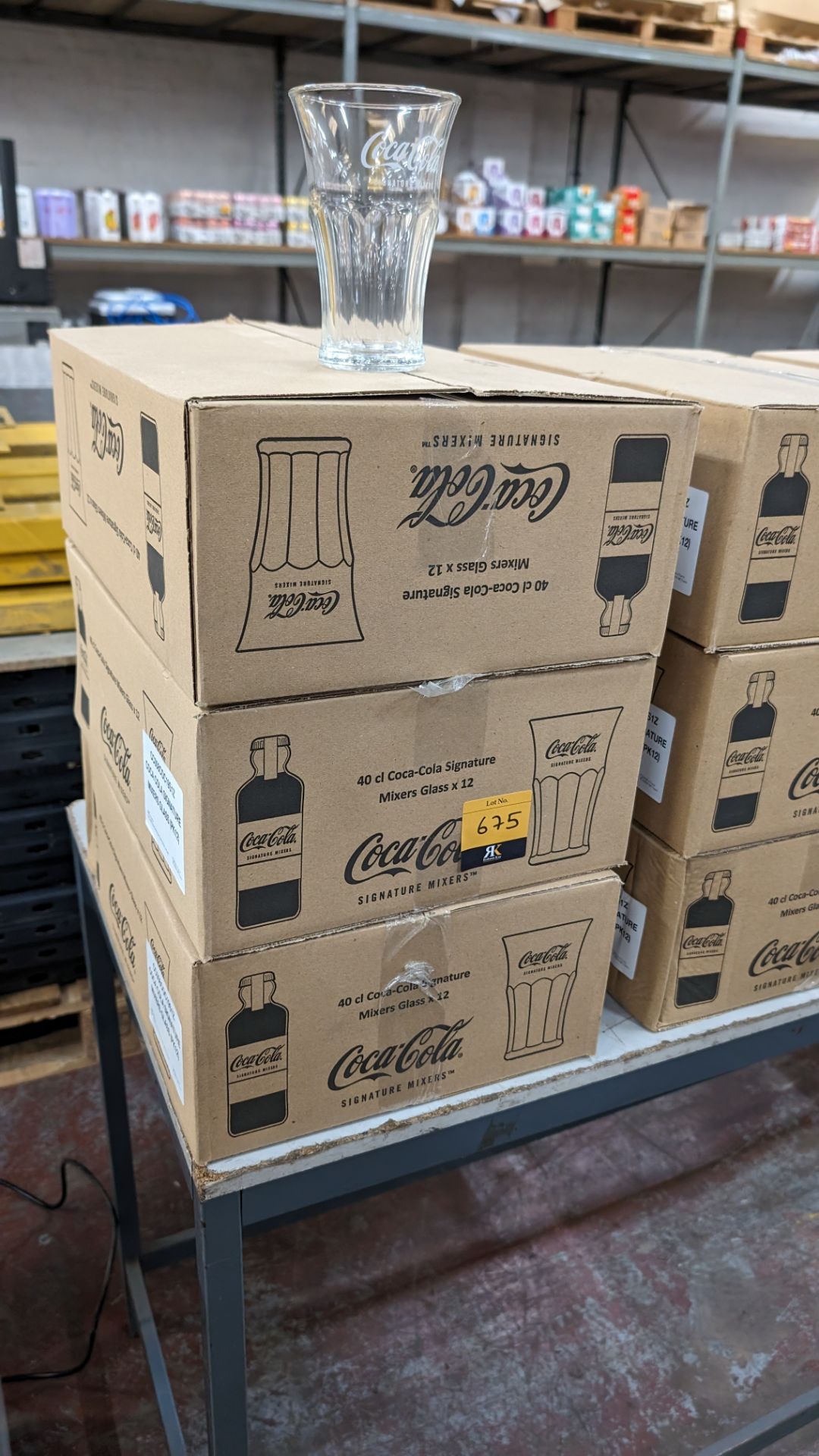 36 off Coca Cola 40cl Signature mixers glasses - 3 cartons - Bild 2 aus 4