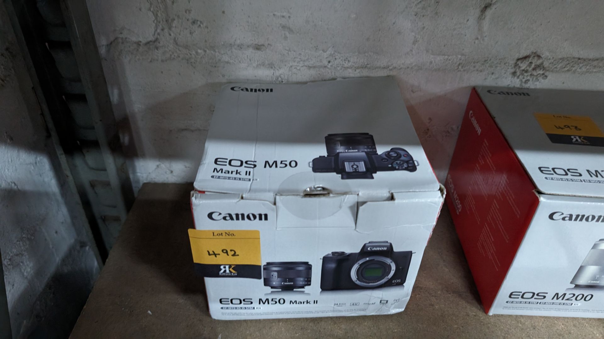 Canon EOS M50 MARK II camera, including 15-45mm image stabilizer lens, plus battery and charger - Image 9 of 14