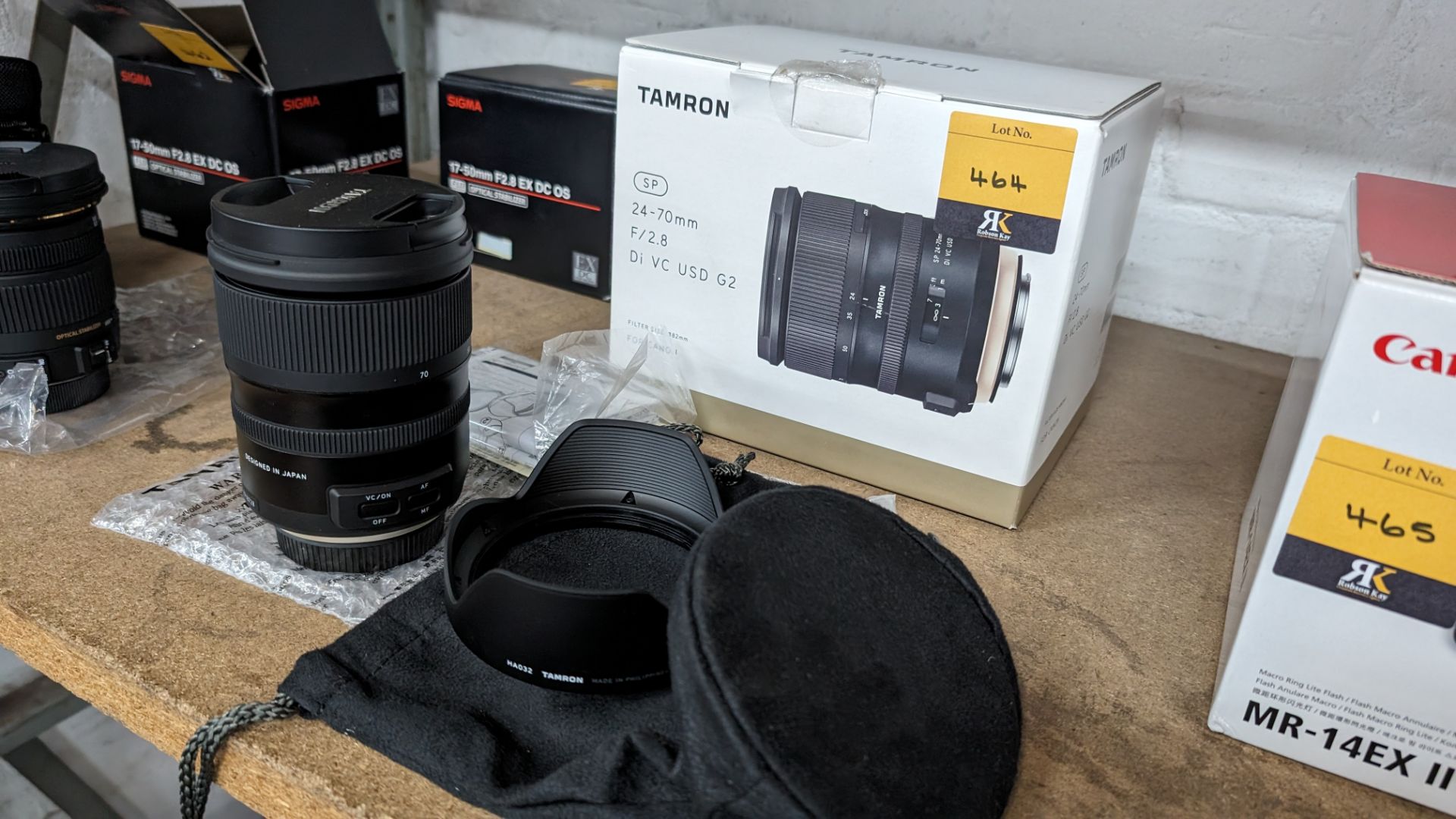 Tamron SP 24-70mm f/2.8 Di VC USD G2 lens, including soft carry case and attachment - Image 10 of 10