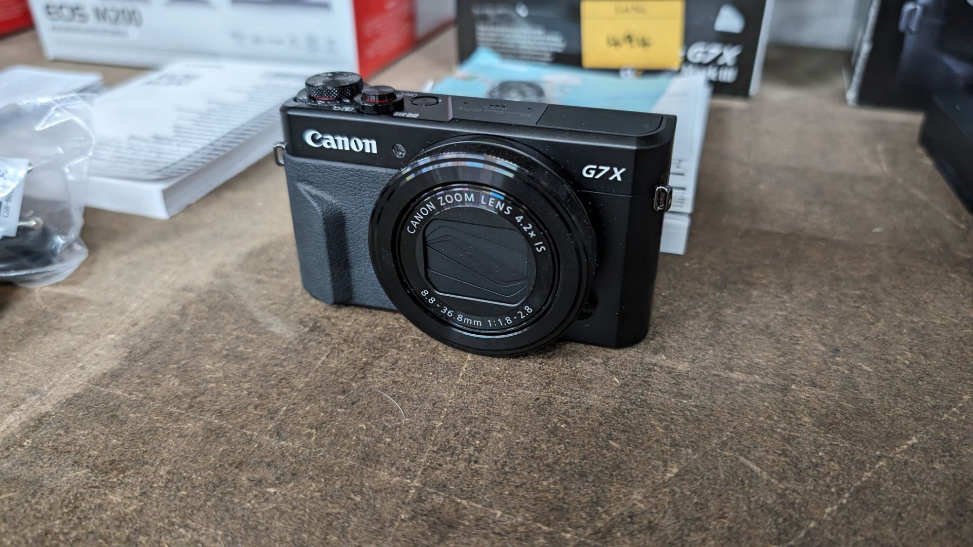 Canon G7X Mark III PowerShot camera. NB: no battery - Bild 6 aus 9