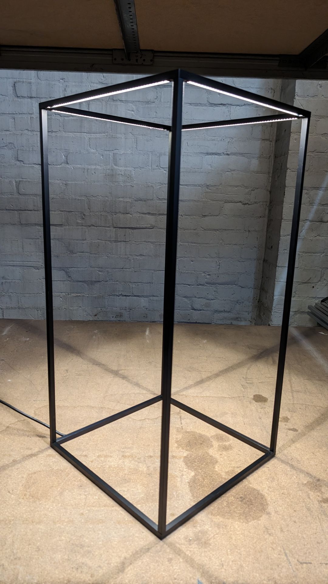 Flos Ipnos floor light in black anodized finish, RRP: £890