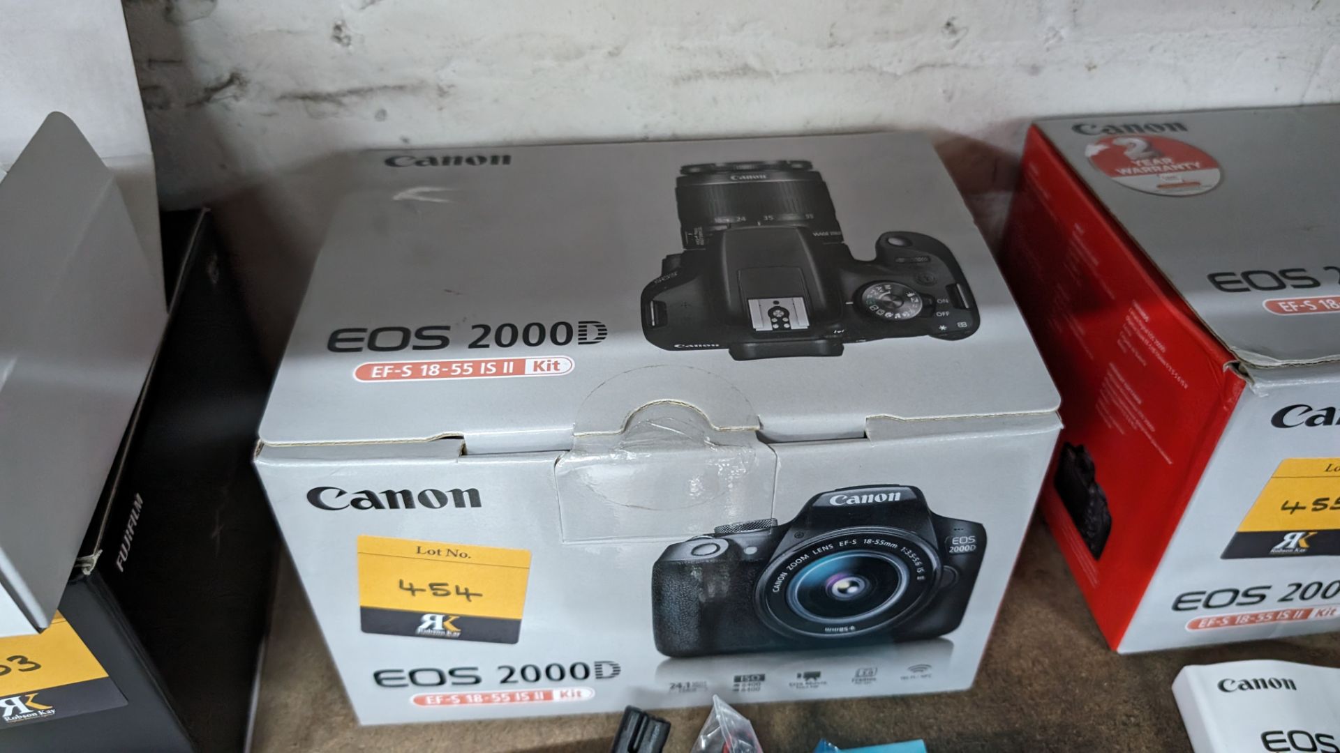 Canon EOS 2000D camera with EFS 18-55mm lens plus battery, charger, strap and more - Image 7 of 16
