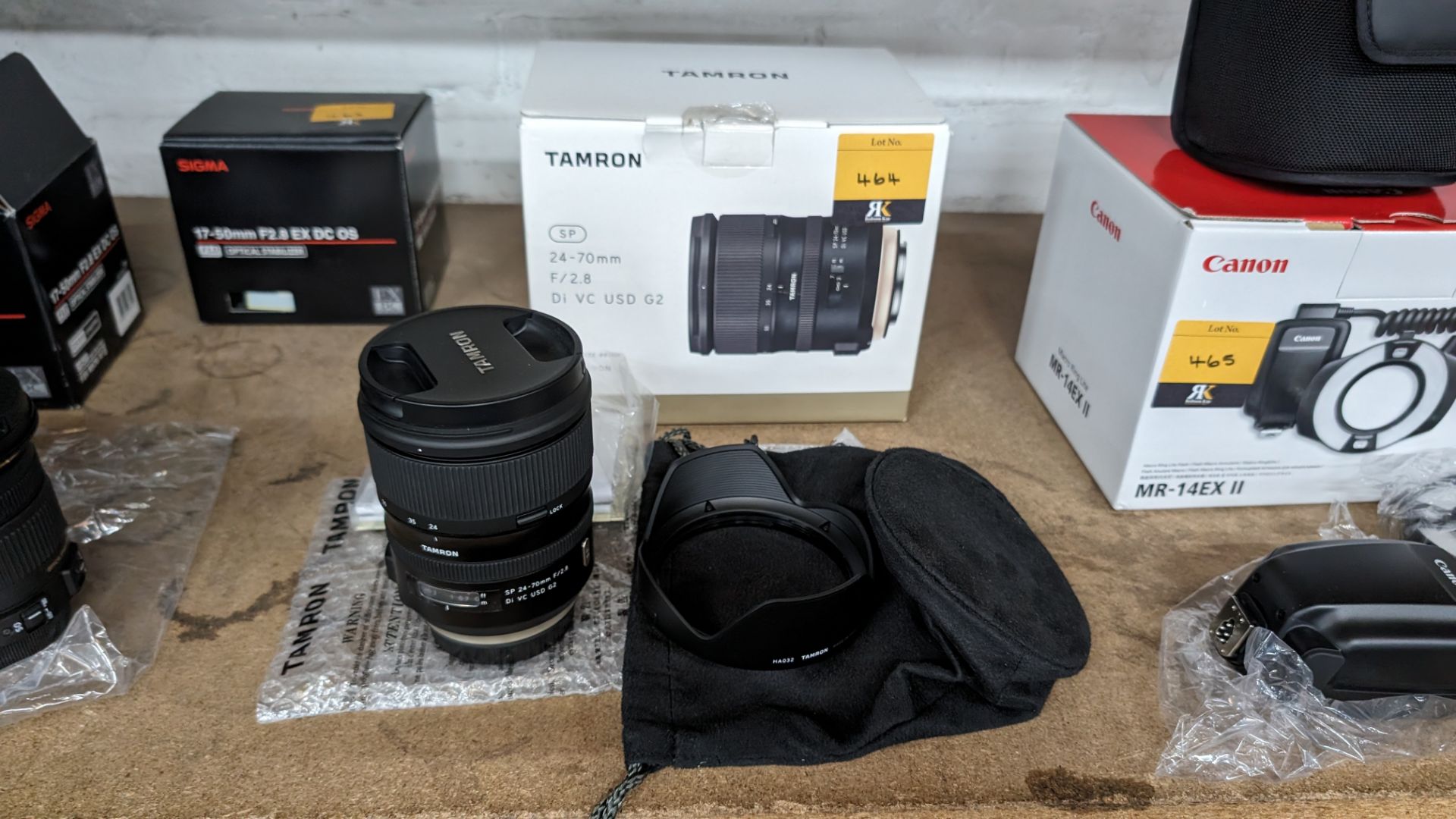Tamron SP 24-70mm f/2.8 Di VC USD G2 lens, including soft carry case and attachment - Image 2 of 10