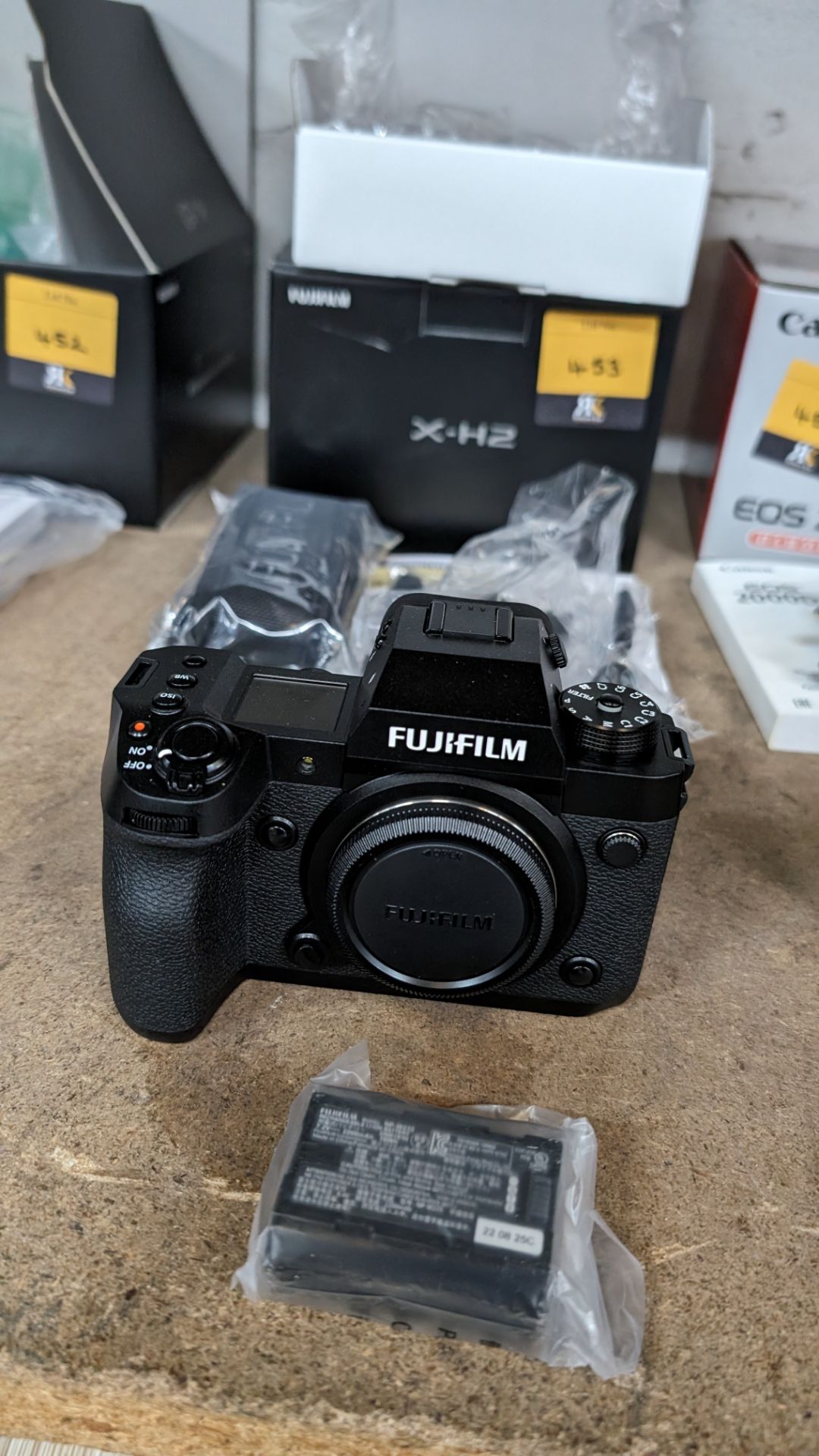 Fujifilm X-H2 camera, including battery, strap, cable and more. NB: no lens - Image 2 of 12