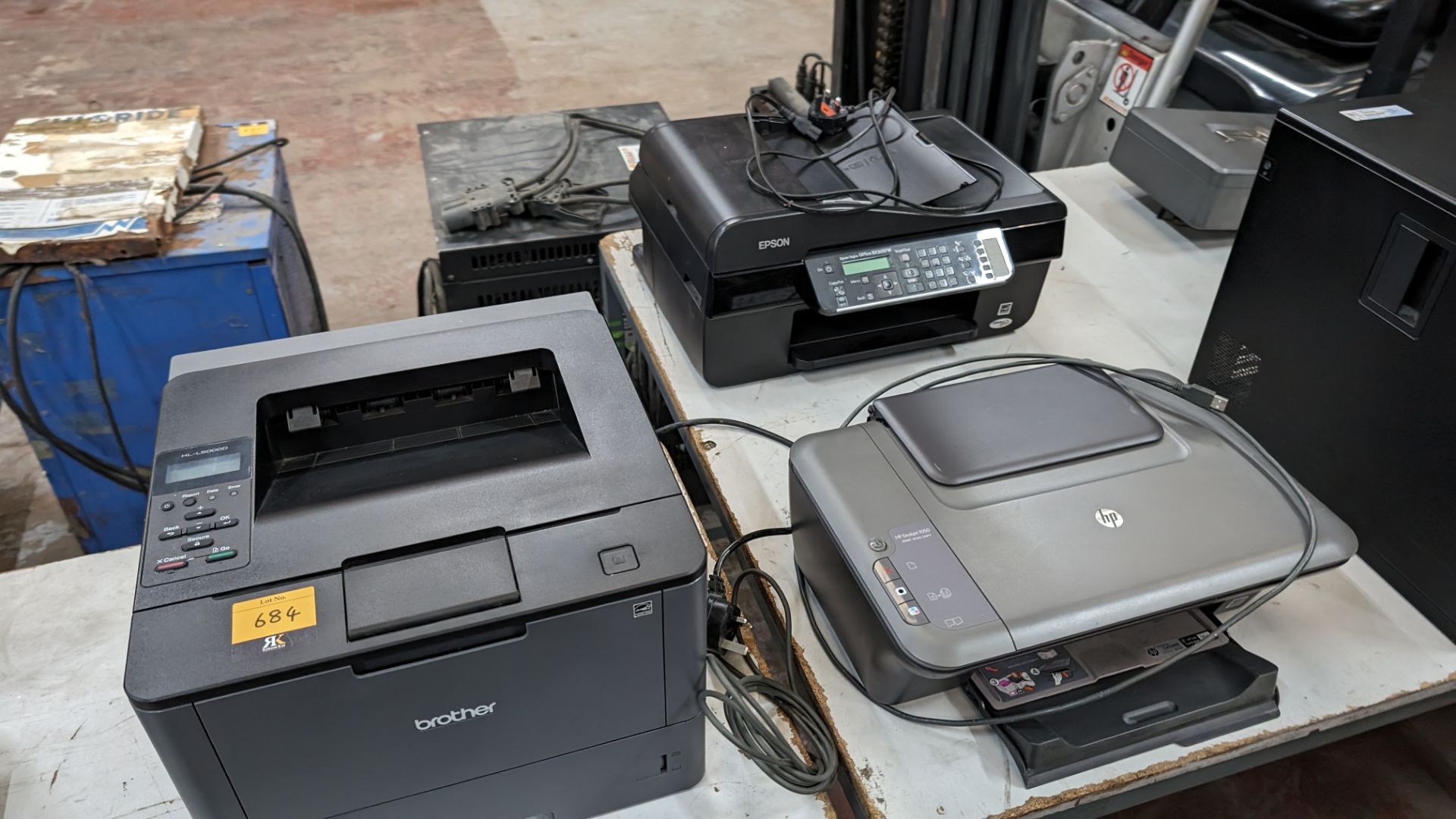 3 off assorted printers by Brother, HP and Epson - Bild 6 aus 6