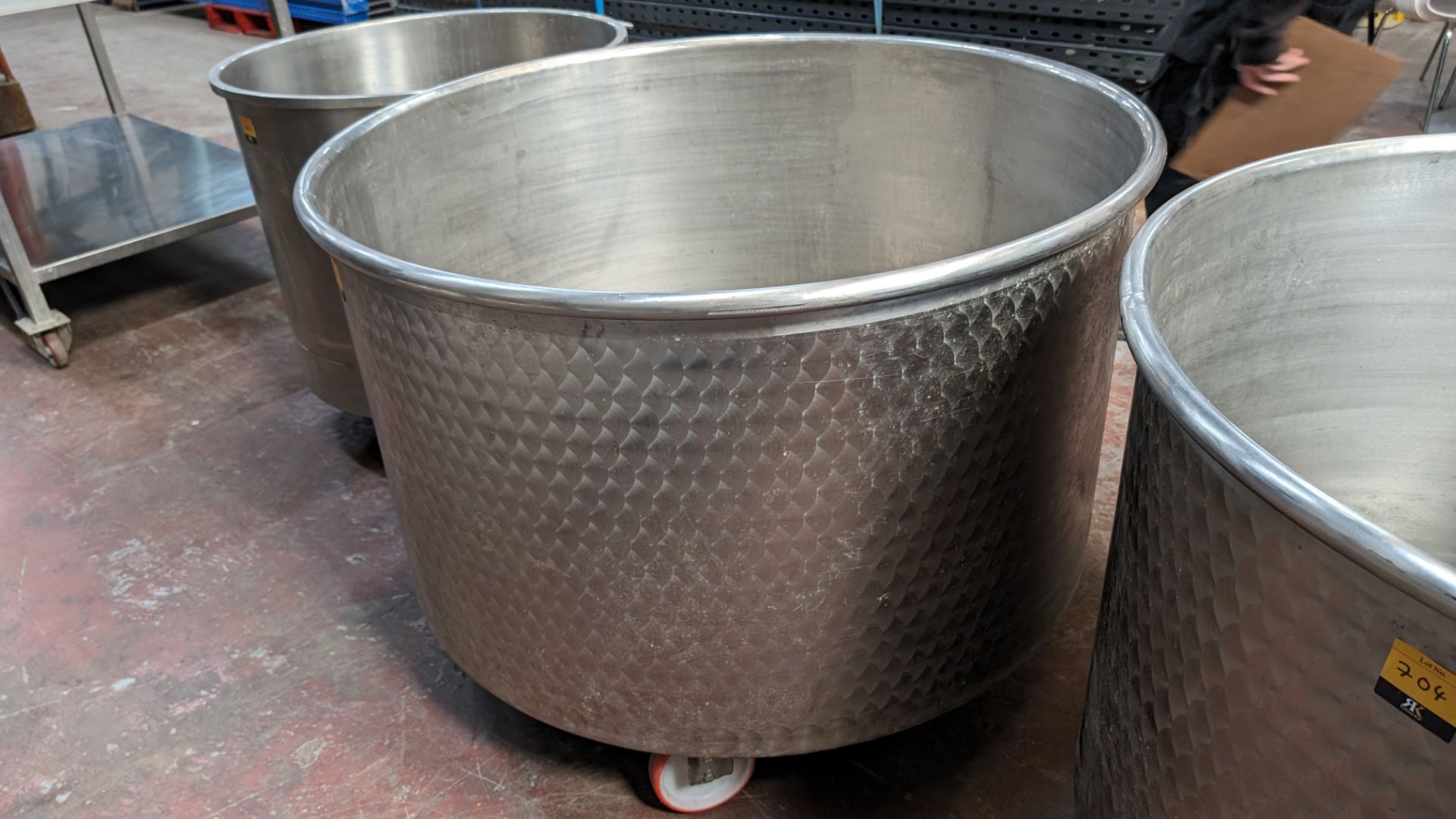 Wheeled tank in stainless steel - 600L capacity. Understood to have been bought in 2020 - Bild 3 aus 5