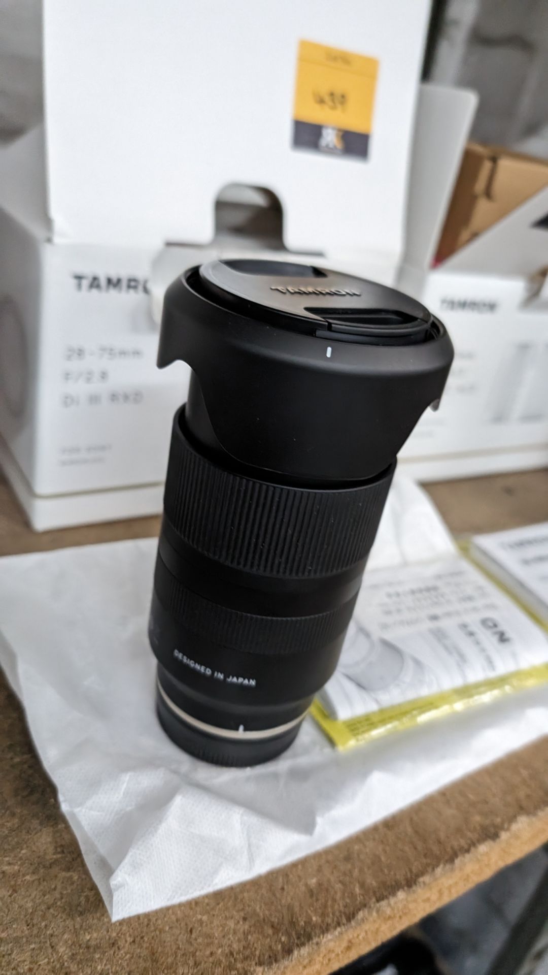 Tamron 28-75mm, lens, f/2.8, Di III RXD. For Sony Mirrorless - Image 6 of 7