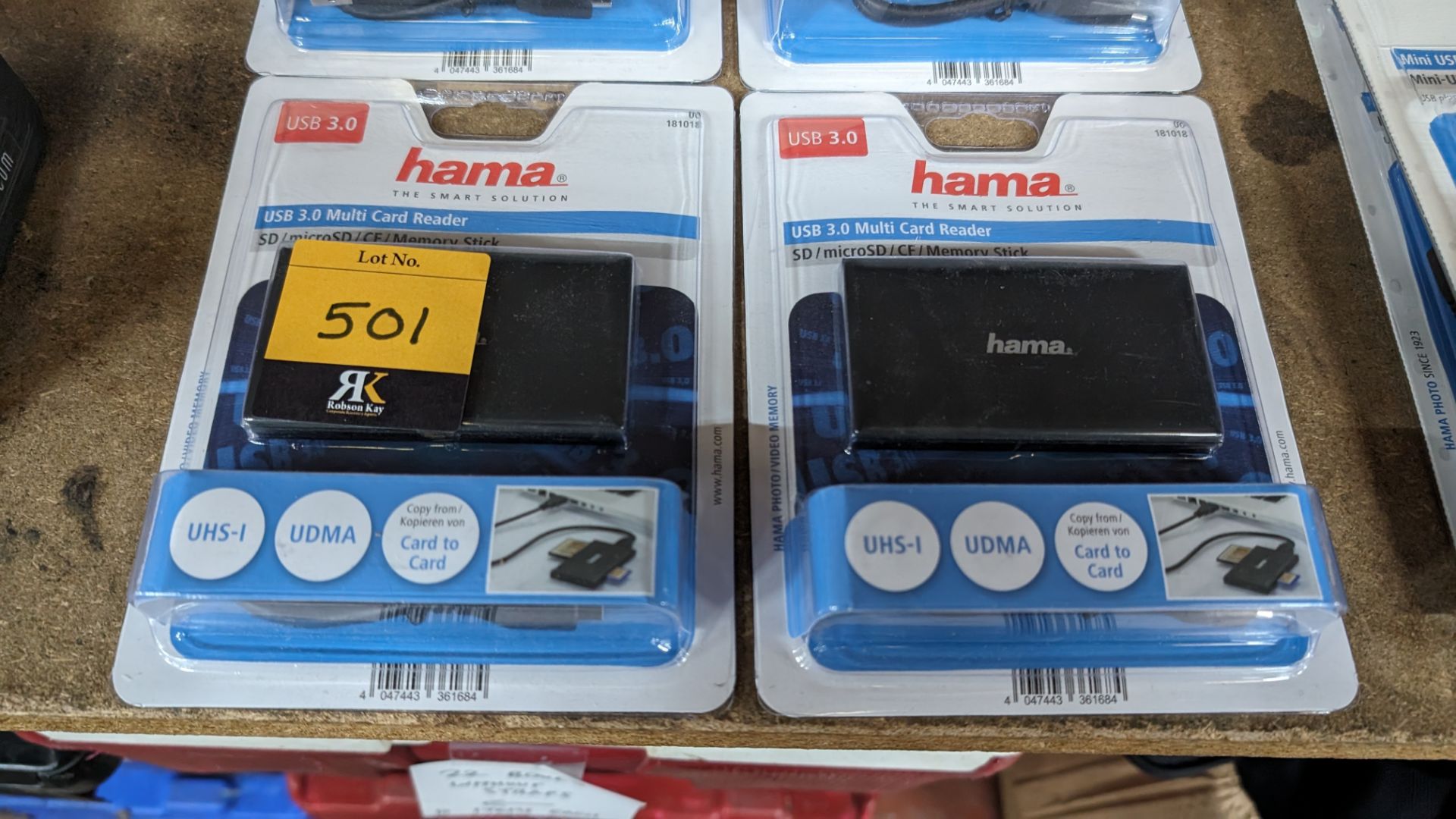 6 off Hama USB 3.0 multicard readers plus 1 off Hama camera carrying strap - Bild 3 aus 6