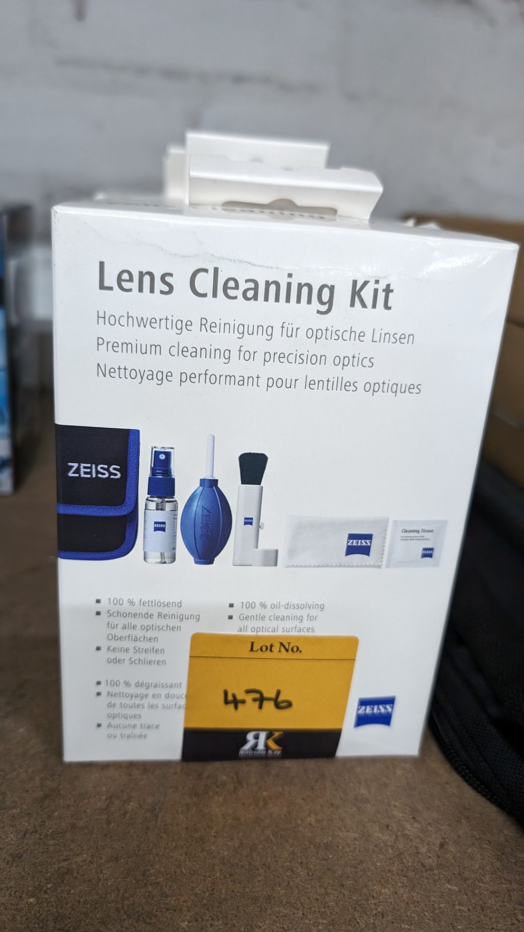 4 off Zeiss lens cleaning kits - Image 2 of 3