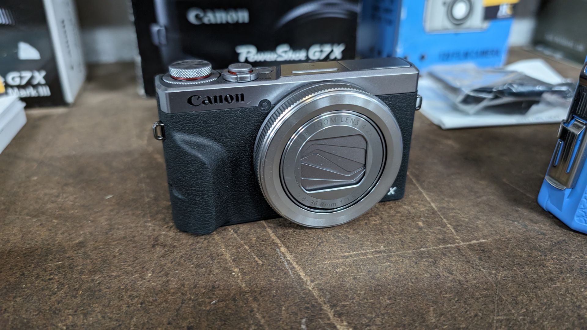 Canon PowerShot G7X Mark II camera, including battery and charger - Bild 3 aus 12