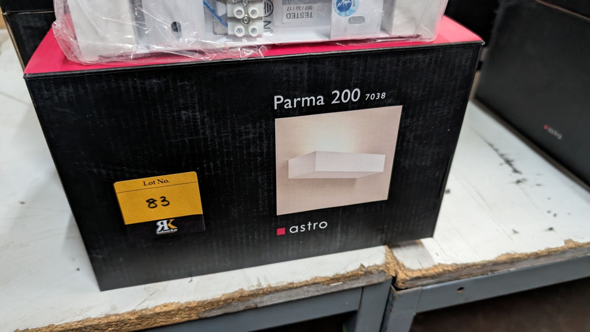 3 off Astro Parma 200 plaster wall lights - complete units - Image 3 of 5