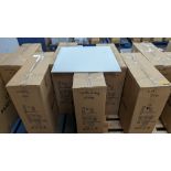 24 off 595mm x 595mm 4000k 45w LED lighting panel, each including driver. This lot comprises 3 cart