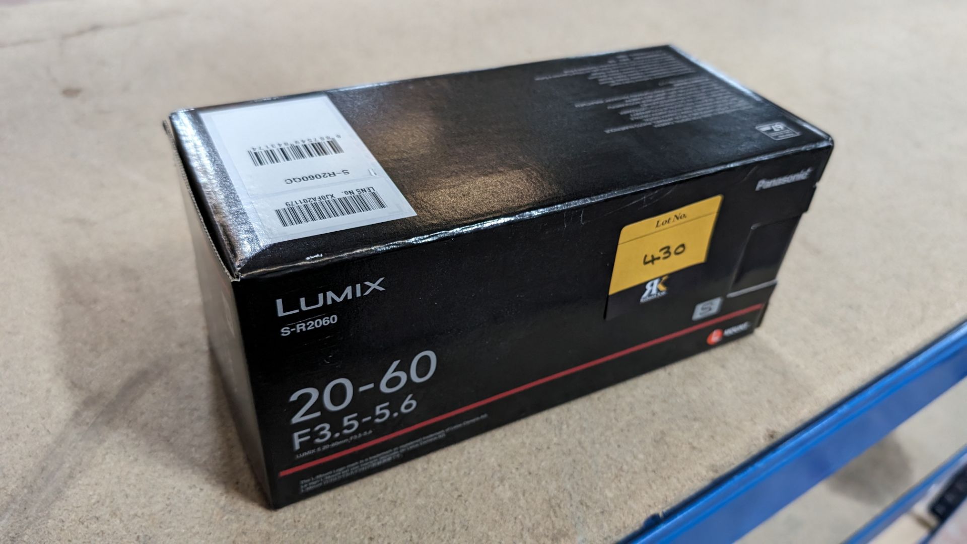 Panasonic Lumix model S-R2060 lens, 20-60mm, f3.5-5.6