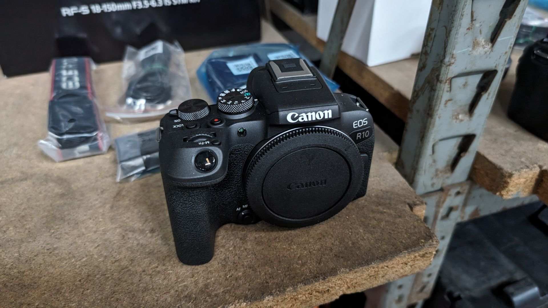 Canon EOS R10 camera, including battery, charger, strap and more - no lens