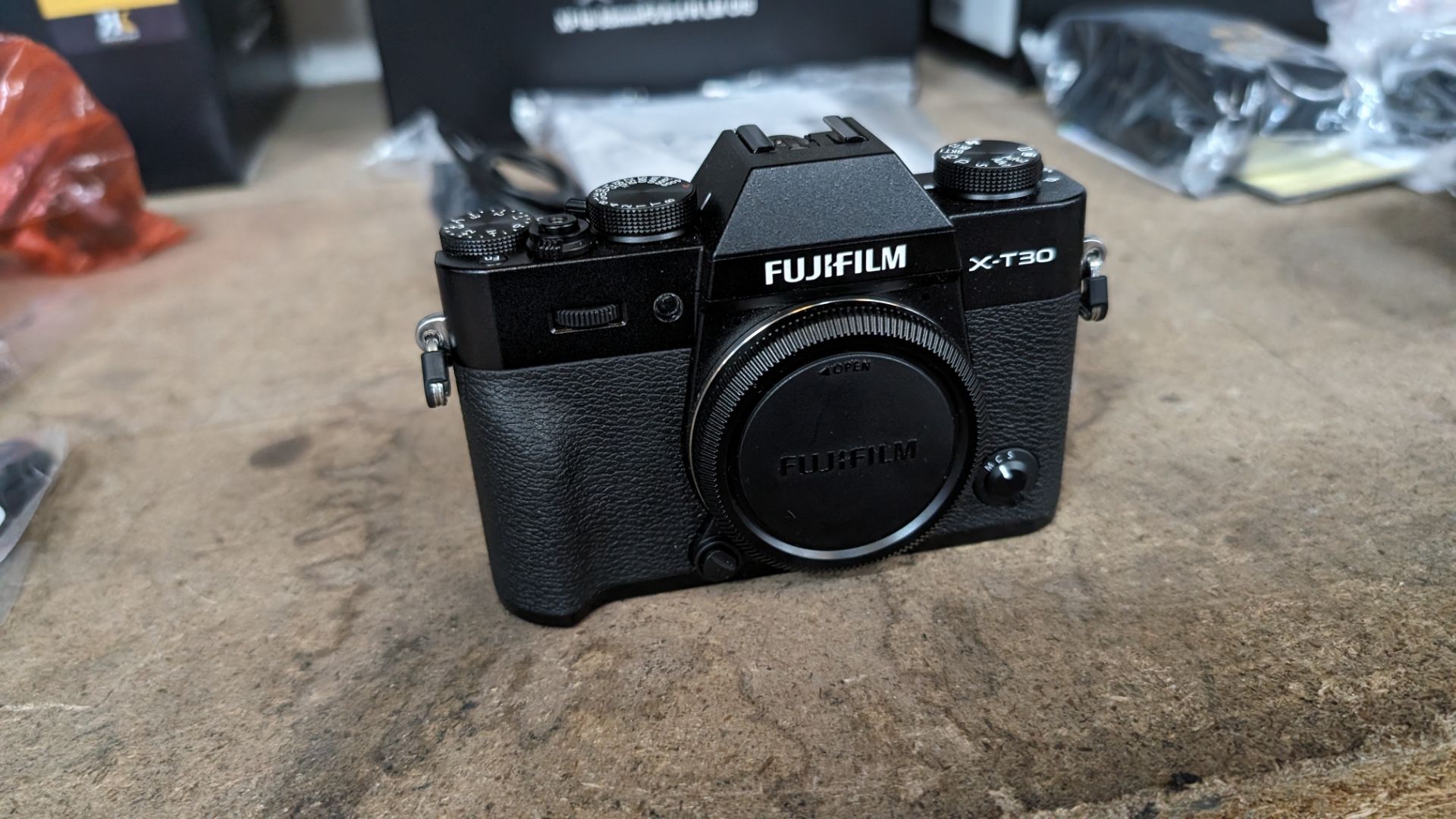 Fujifilm X-T30 II camera, including battery, cables, strap and more. NB: no lens