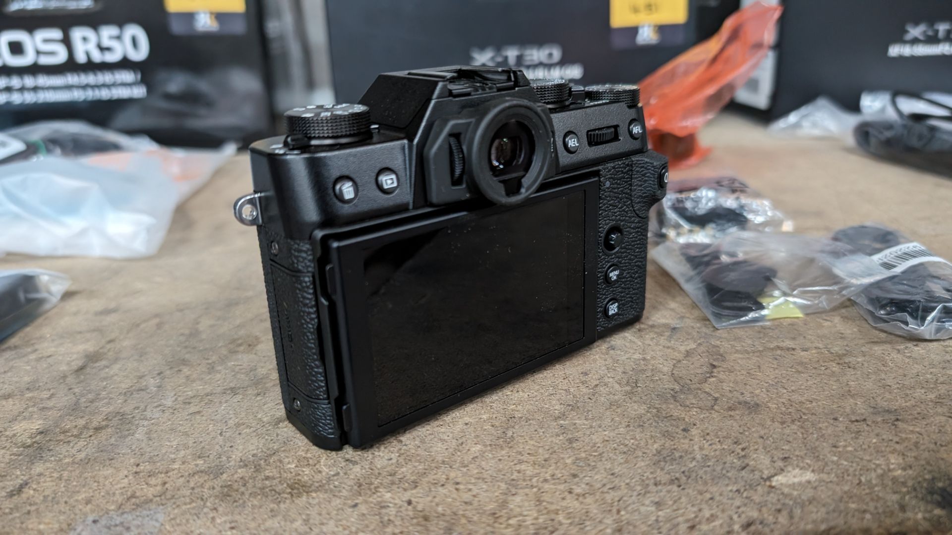 Fujifilm X-T30 camera, including battery, charger, cables, strap and more. NB: no lens - Image 11 of 12