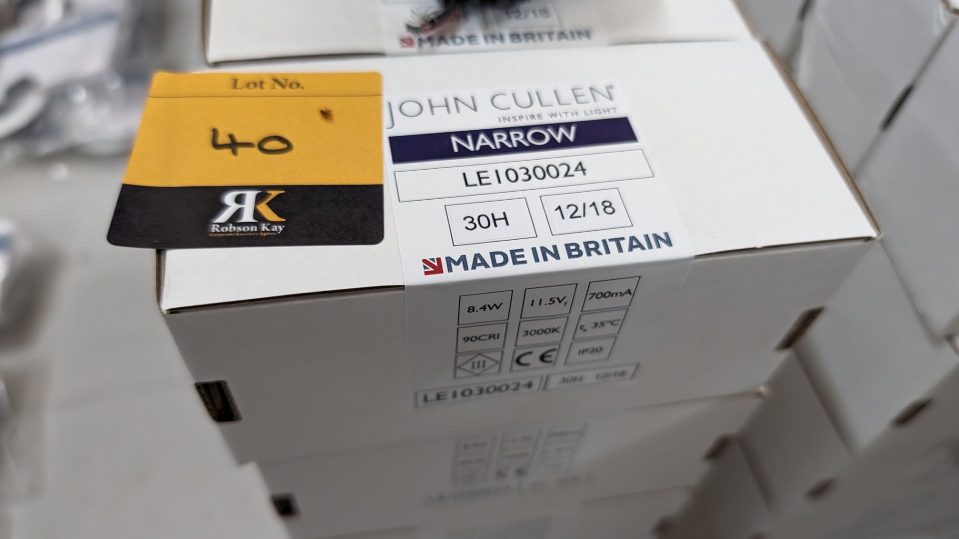 16 off 50mm LED engines, 8.4w, 11.5v, 700mA, 3000k, narrow. Made in Britain - Image 3 of 5