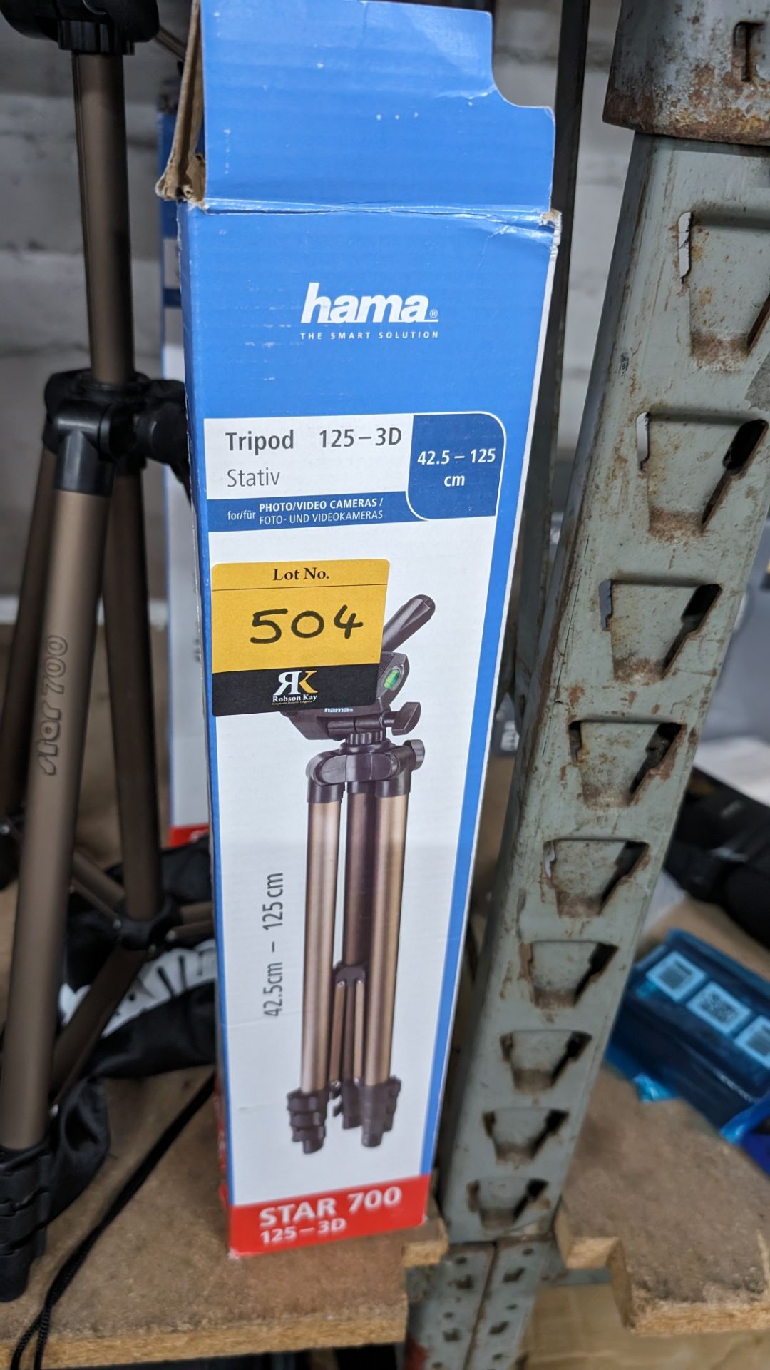 4 off Hama Star 700 tripods, 125-3D, 42.5-125cm - Image 3 of 6