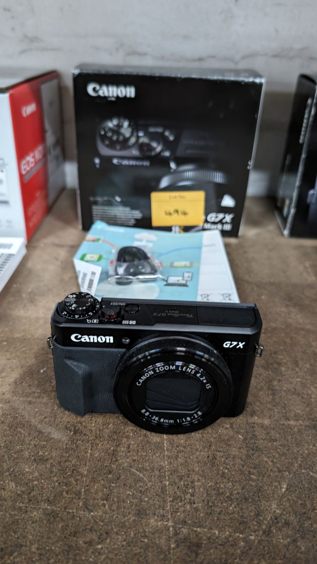 Canon G7X Mark III PowerShot camera. NB: no battery - Image 2 of 9
