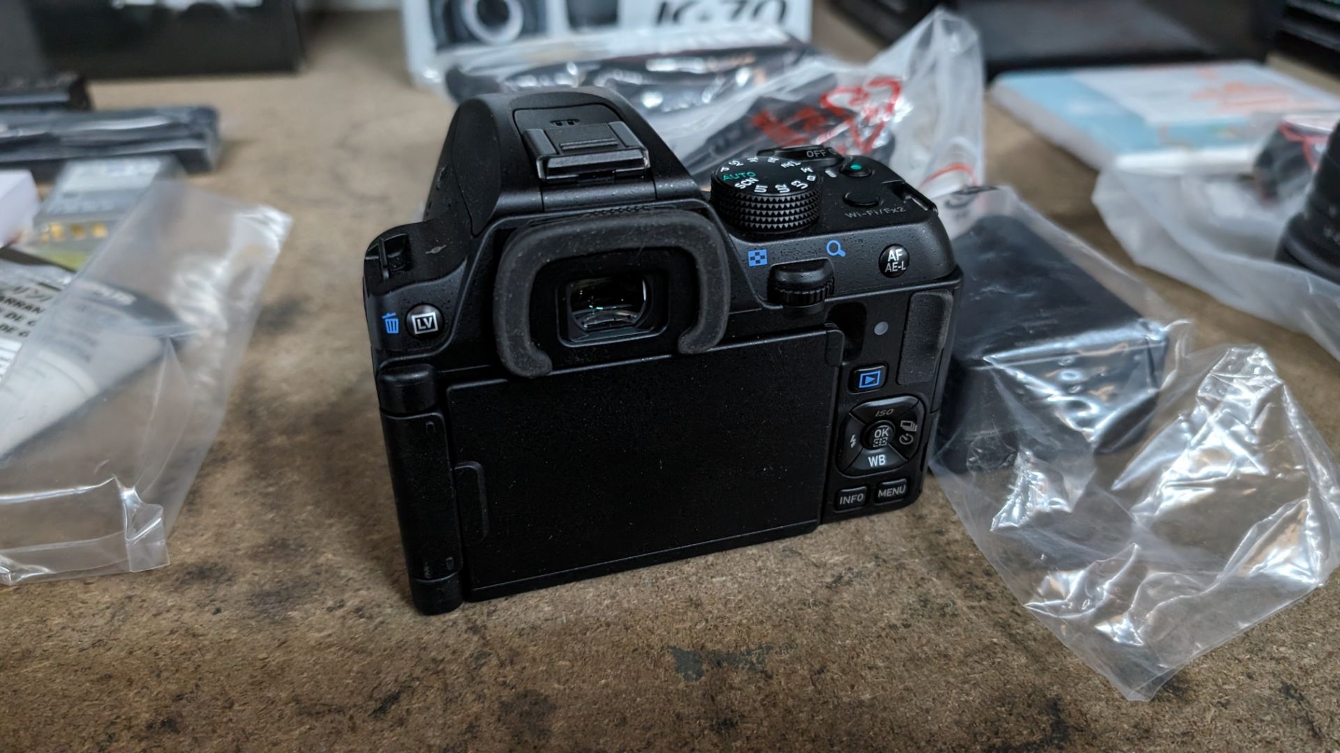 Pentax K-70 camera body, including strap, cable, battery and charger. NB: The box shows a lens, ho - Image 13 of 14