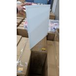 8 off 595mm x 595mm 4000k 45w LED lighting panels, each including driver - 1 carton