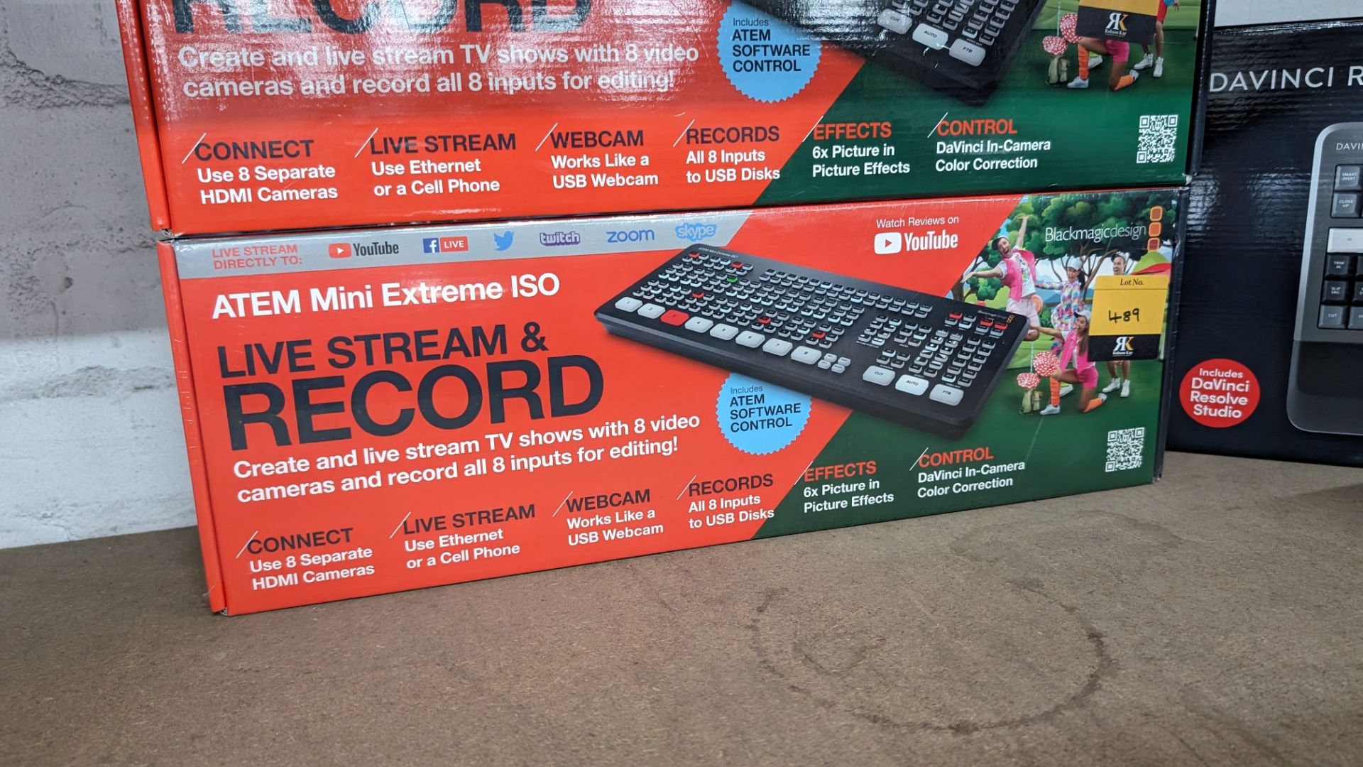 Blackmagic Design ATEM Mini Extreme live stream and record editing keyboard