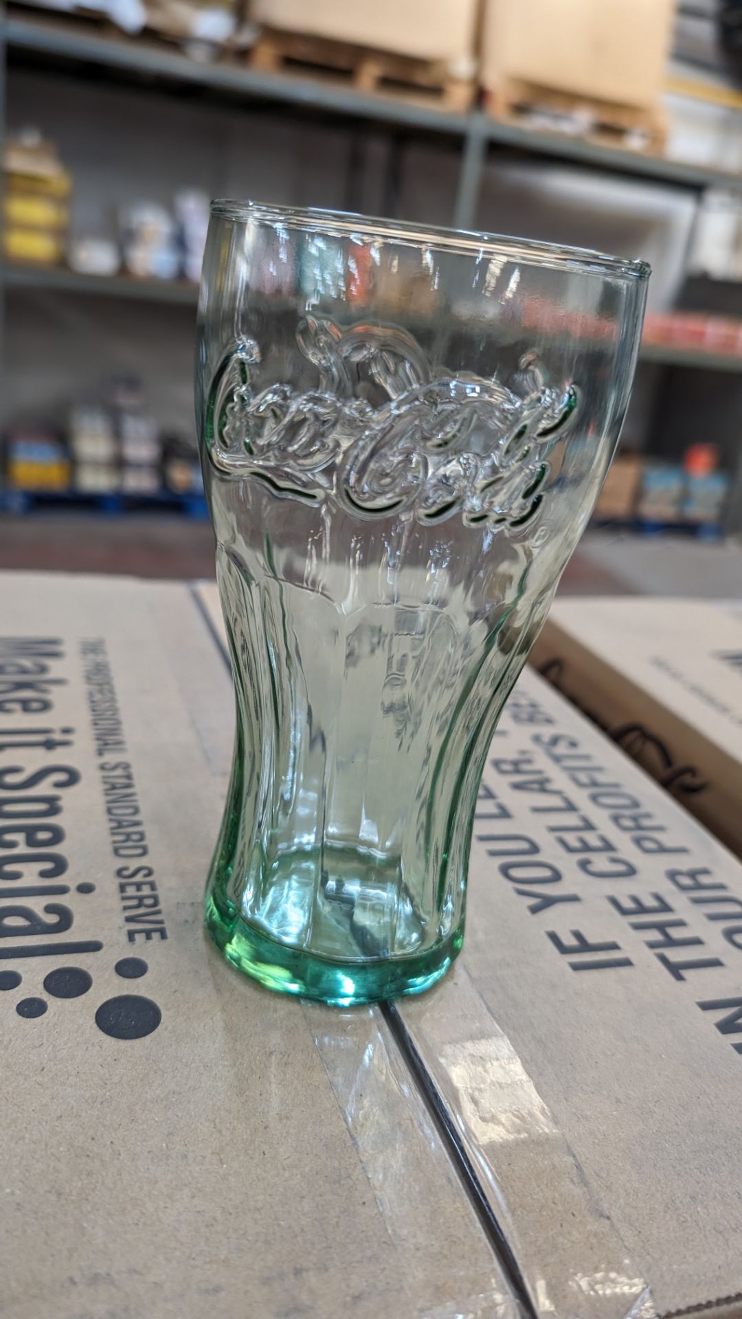 48 off Coca Cola 16oz Genuine Georgia Green glasses - 2 cartons - Bild 3 aus 4