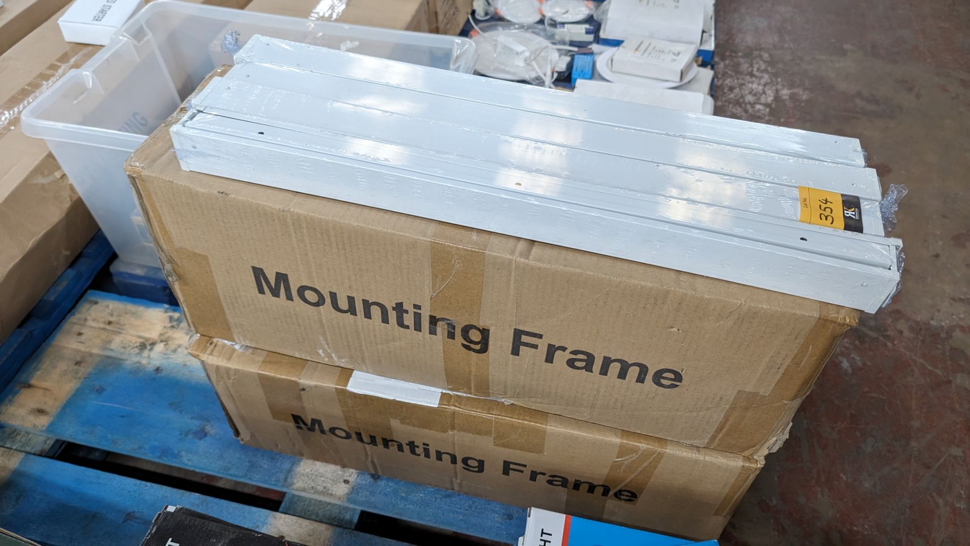 Stack of mounting frame - 2 boxes plus 4 loose frames on top (as pictured)