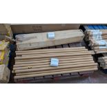 The contents of a pallet of T8 1200mm 20w 2000 lumens LED lighting tubes, approximately 44 pieces in