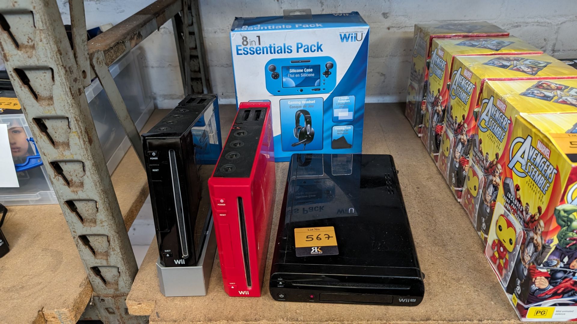 3 off Nintendo Wii consoles plus 1 off Wii Essentials pack