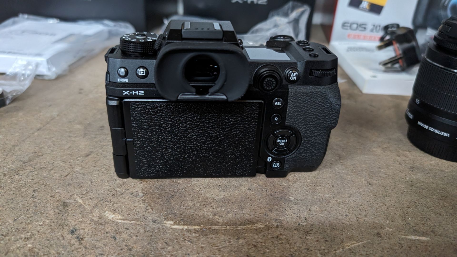 Fujifilm X-H2 camera, including battery, strap, cable and more. NB: no lens - Image 11 of 12